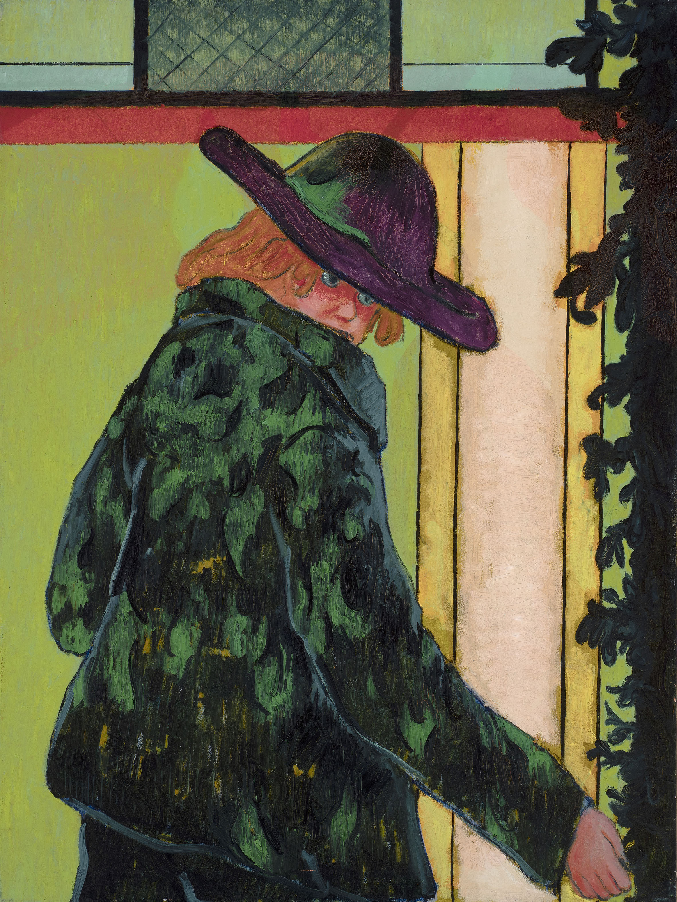 Omar El Lahib, dusseldorfer, 2022, oil on canvas, 120 x 91 cm